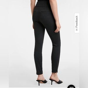 Express Columnist High Waisted Wide Waistband Skinny Ankle Pant